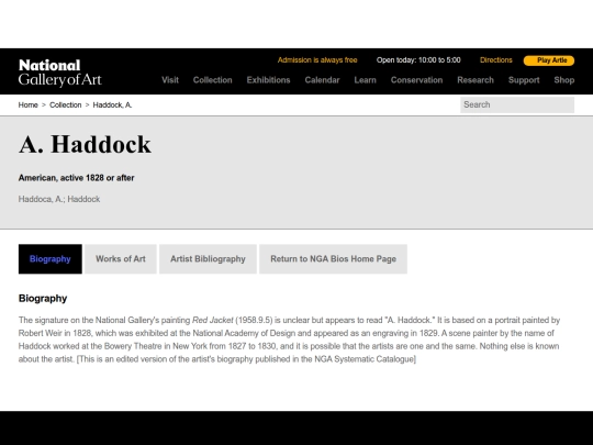 biographies/ahaddock screenshot