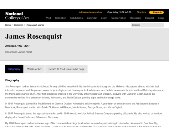 biographies/jamesrosenquist screenshot