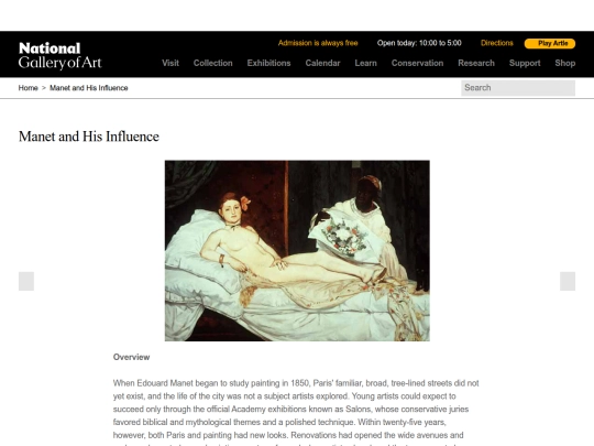 slideshows/manetandhisinfluence screenshot