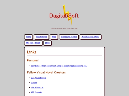 links screenshot