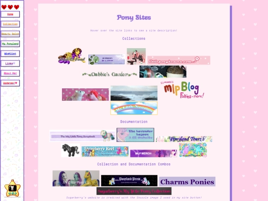 links screenshot