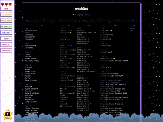 wishlist screenshot