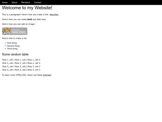 index screenshot