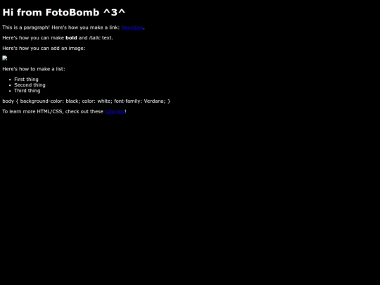index screenshot