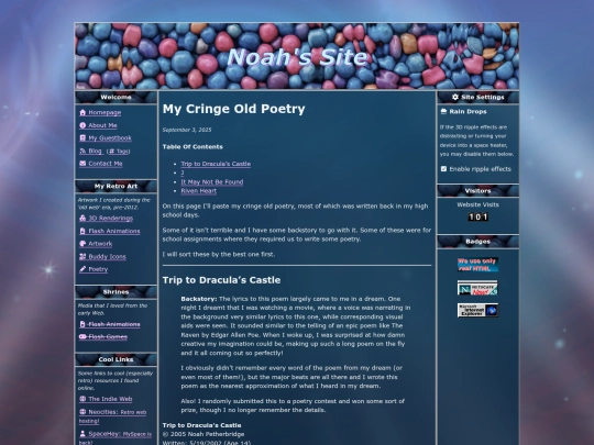 poetry screenshot