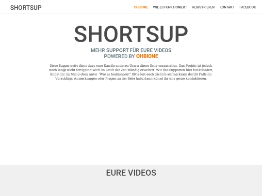 shortsup screenshot