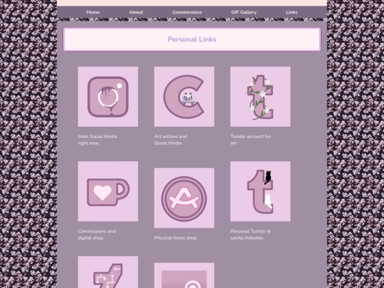 Links screenshot