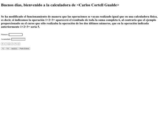 calculadora screenshot