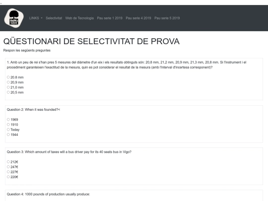 selectivitat screenshot