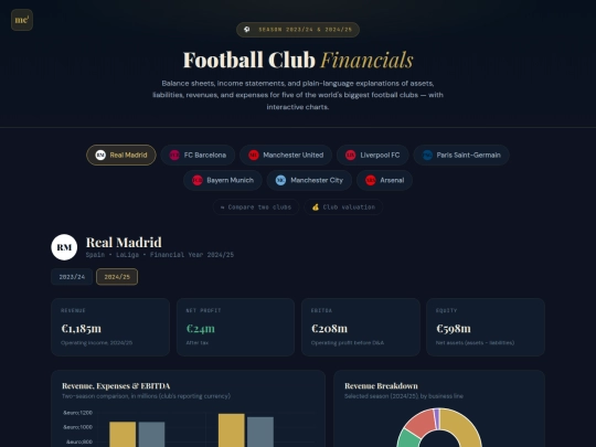 football-finance screenshot