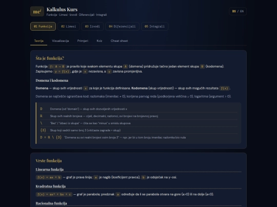 kalkulus-kurs screenshot