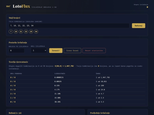 lotoflux screenshot