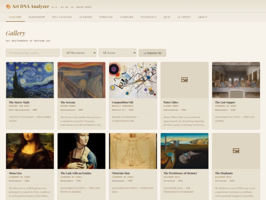paintings screenshot