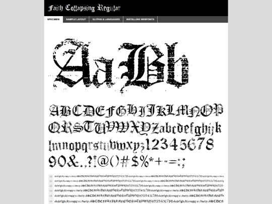 webfontkit-20260317-030915/faith_collapsing-demo screenshot