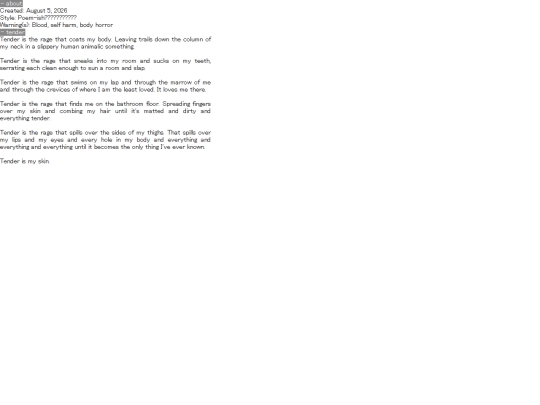 writings/tender screenshot