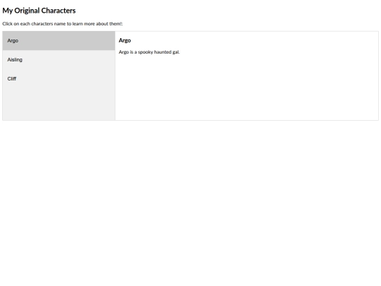OCs screenshot