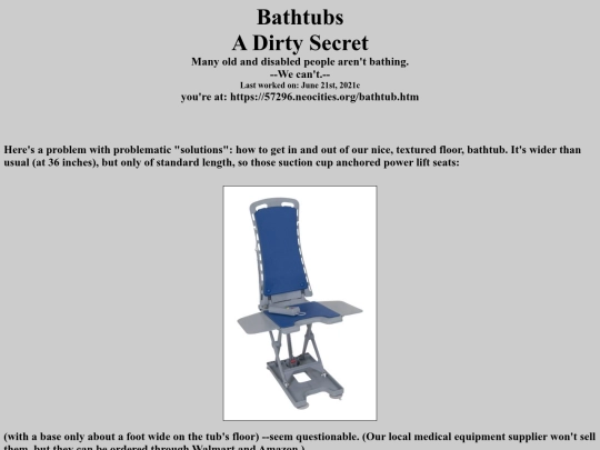 bathtubs screenshot