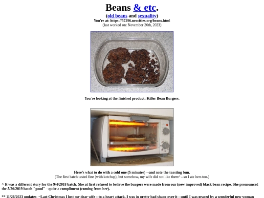 beans screenshot