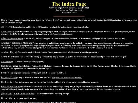 index screenshot
