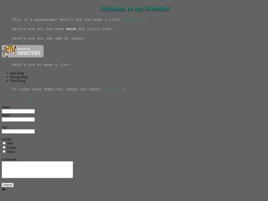 index screenshot