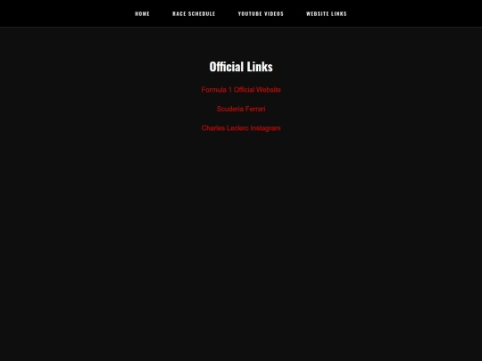 links screenshot