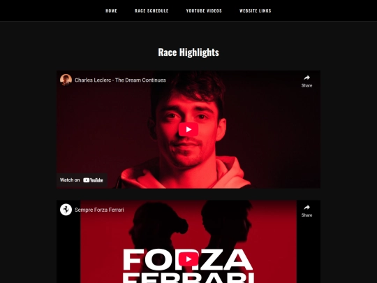 videos screenshot