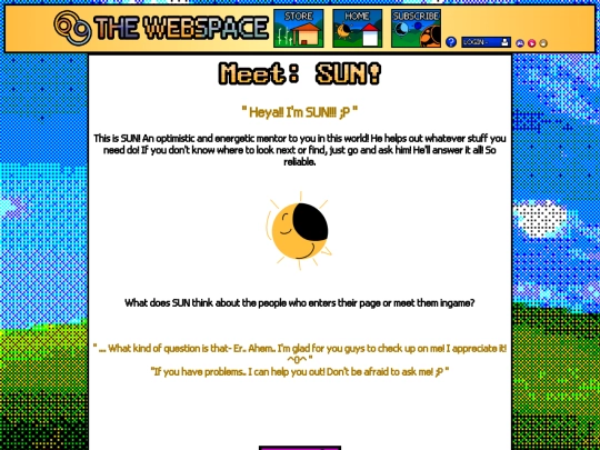 sunspage screenshot