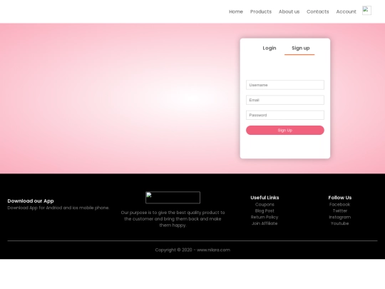 account screenshot