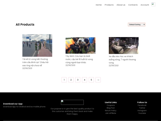 products screenshot