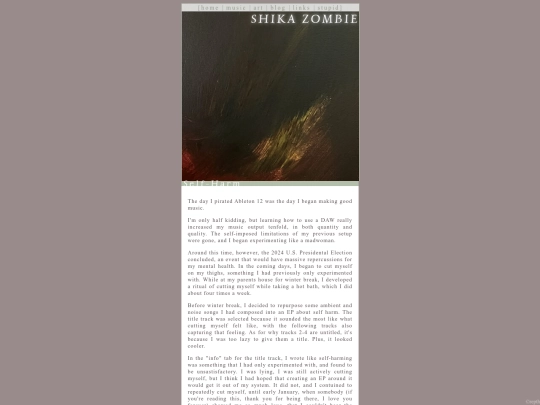 albums/selfharm screenshot