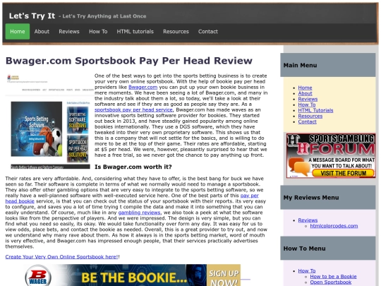 Bwager.comSportsbookPayPerHeadReview screenshot
