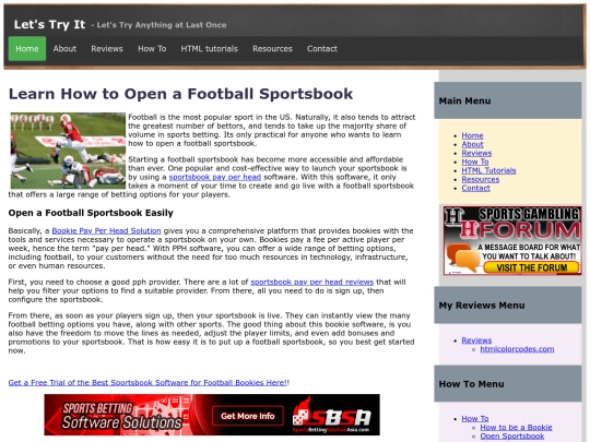 OpenAFootballSportsbook screenshot