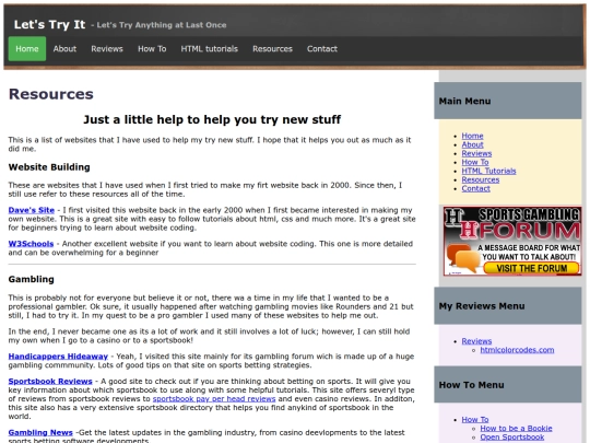 resources screenshot