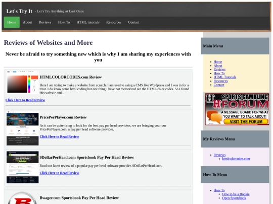 reviews screenshot