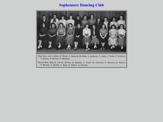 Clubs/SophDancing screenshot