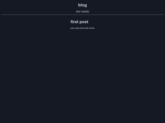blogposts/first_post screenshot
