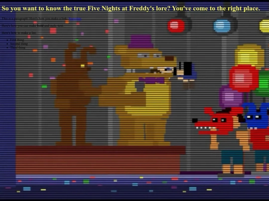 FNAF screenshot
