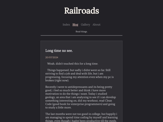 blog screenshot