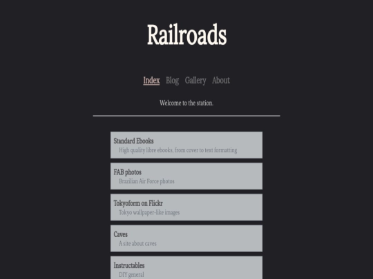 index screenshot