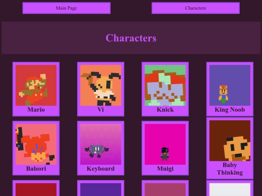 characters screenshot