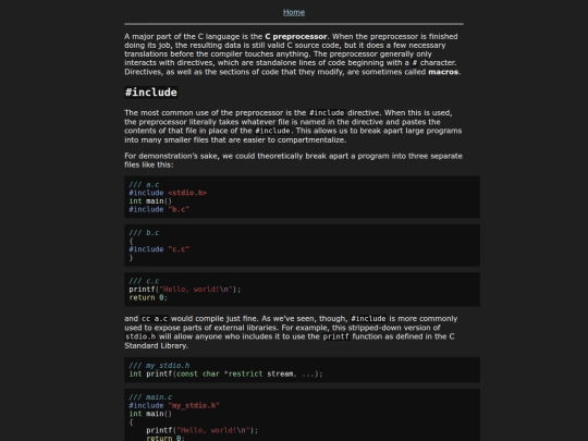 Course/C/Preprocessor screenshot