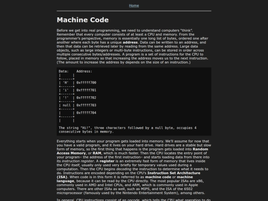 Course/C/Start screenshot