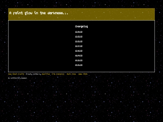 changelog screenshot