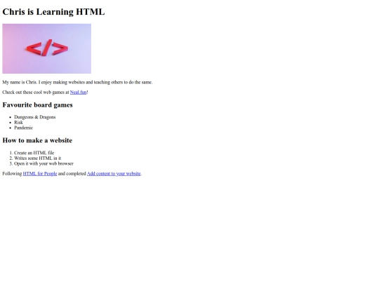 index screenshot