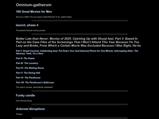 Omnium-gatherum screenshot