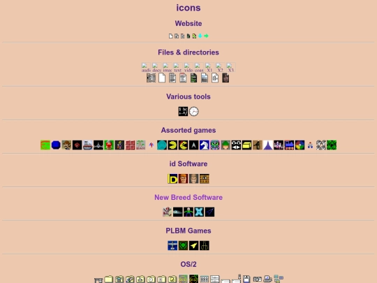 icons screenshot
