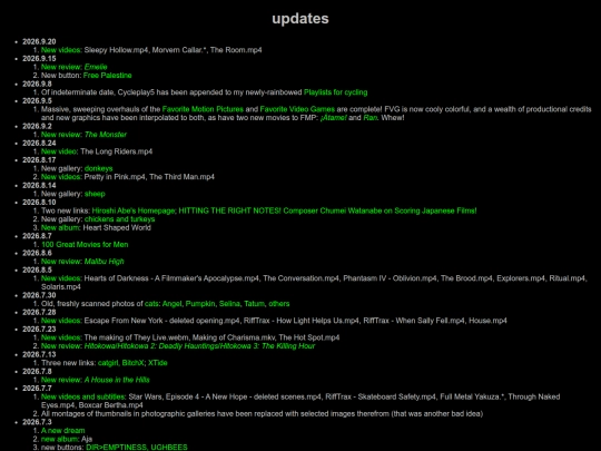 updates screenshot