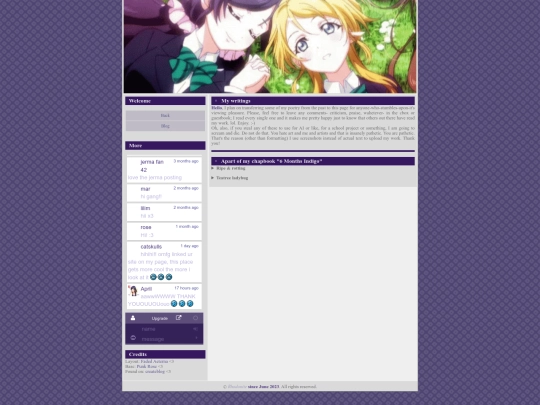 writings screenshot