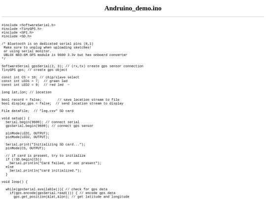 samples/andruino_demo screenshot