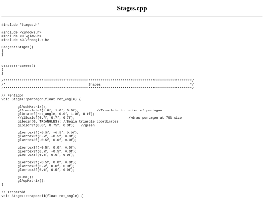 samples/stages_cpp screenshot